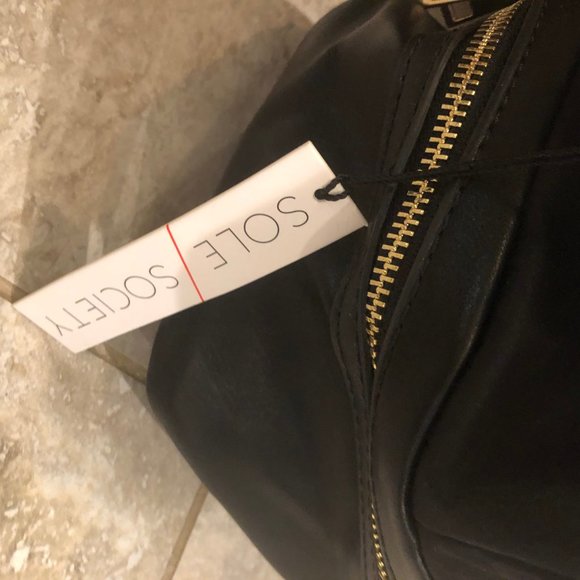 Sole Society Mason Weekender Bag Black Nylon - Picture 7 of 11